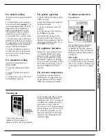 Preview for 5 page of GE AMD08 Use And Care & Installation Manual