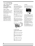 Preview for 6 page of GE AME06 Use And Care & Installation Manual