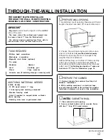 Preview for 13 page of GE AME06 Use And Care & Installation Manual
