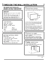 Предварительный просмотр 13 страницы GE AME06 Use And Care & Installation Manual