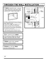 Preview for 14 page of GE AME06 Use And Care & Installation Manual