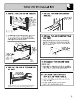 Preview for 9 page of GE AMH06 Use And Care & Installation Manual