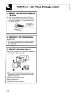 Preview for 12 page of GE AMV12 Use And Care & Installation Manual