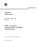 GE AMX 4+ Technical Manual preview