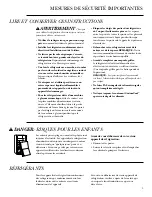 Preview for 5 page of GE ANSI Owner'S Manual