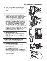 Предварительный просмотр 13 страницы GE Answer-Phone 2-9892 Use & Care Manual