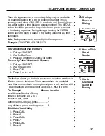 Предварительный просмотр 17 страницы GE Answer-Phone 2-9892 Use & Care Manual