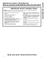 Preview for 3 page of GE APCA08 Series Owner'S Manual And Installation Instructions