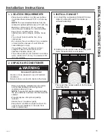 Preview for 11 page of GE APCA08 Series Owner'S Manual And Installation Instructions