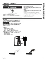Preview for 7 page of GE APCA09 Owner'S Manual And Installation Instructions