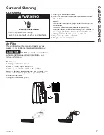 Preview for 7 page of GE APCA10 Series Owner'S Manual And Installation Instructions