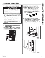 Preview for 11 page of GE APCA10 Series Owner'S Manual And Installation Instructions