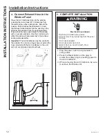 Preview for 12 page of GE APCA10 Series Owner'S Manual And Installation Instructions