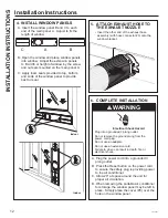 Предварительный просмотр 12 страницы GE APCA12 Series Owner'S Manual And Installation Instructions