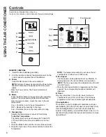Preview for 6 page of GE APCA14YBMW Owner'S Manual And Installation Instructions