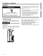 Предварительный просмотр 39 страницы GE APCA14YBMW Owner'S Manual And Installation Instructions