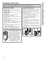 Preview for 9 page of GE APCD07 User Manual