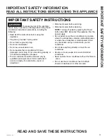 Предварительный просмотр 3 страницы GE APCD10 Series Owner'S Manual And Installation Instructions