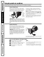 Preview for 6 page of GE APE08 Owner'S Manual And Installation Instructions