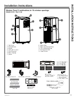 Предварительный просмотр 9 страницы GE APFD05 Owner'S Manual And Installation Instructions