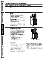 Preview for 6 page of GE APH10 Series Owner'S Manual And Installation Instructions