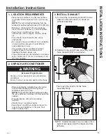 Предварительный просмотр 11 страницы GE APHA14 Owner'S Manual And Installation Instructions