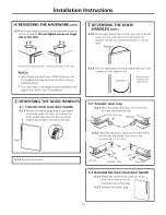 Предварительный просмотр 35 страницы GE Appliances 16 Owner'S Manual And Installation Instructions