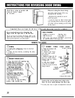 Preview for 20 page of GE Appliances 19 Use And Care Manual