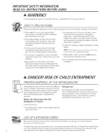 Preview for 2 page of GE Appliances 25 Owner'S Manual & Installation Instructions