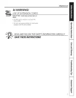 Preview for 3 page of GE Appliances ADEW30 Owner'S Manual