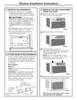 Предварительный просмотр 8 страницы GE Appliances AEE08 Owner'S Manual And Installation Instructions