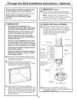 Preview for 12 page of GE Appliances AEE08 Owner'S Manual And Installation Instructions