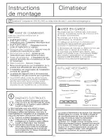 Предварительный просмотр 24 страницы GE Appliances AEE08 Owner'S Manual And Installation Instructions