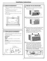 Preview for 9 page of GE Appliances AEE18 Owner'S Manual And Installation Instructions