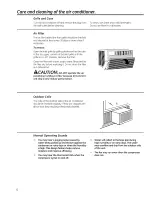 Предварительный просмотр 6 страницы GE Appliances AEE24 Owner'S Manual And Installation Instructions