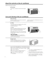 Preview for 6 page of GE Appliances AEW24 Owner'S Manual And Installation Instructions