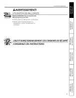 Предварительный просмотр 21 страницы GE Appliances AEW24 Owner'S Manual And Installation Instructions