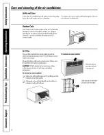 Предварительный просмотр 6 страницы GE Appliances AS706 Owner'S Manual And Installation Instructions