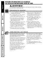 Предварительный просмотр 20 страницы GE Appliances ASV05 Owner'S Manual And Installation Instructions