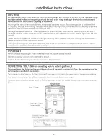 Preview for 47 page of GE Appliances CG5985 Owner'S Manual And Installation Instructions