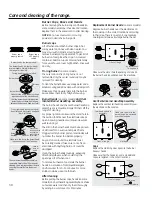 Preview for 30 page of GE Appliances CGS990 Owner'S Manual & Installation Instructions