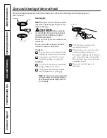 Preview for 6 page of GE Appliances CV936 Owner'S Manual And Installation Instructions