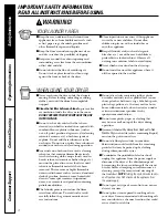 Preview for 4 page of GE Appliances DMCD330 Owner'S Manual