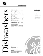 GE Appliances EDW3000 Series Owner'S Manual preview