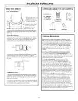 Preview for 14 page of GE Appliances Geospring GEH50DEEDXX Owner'S Manual And Installation Instructions