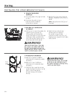 Preview for 20 page of GE Appliances GFDN120 Owner'S Manual