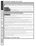 Preview for 28 page of GE Appliances GFWN1100 Owner'S Manual