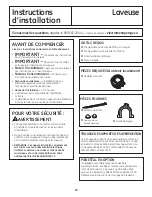 Preview for 41 page of GE Appliances GFWN1100 Owner'S Manual