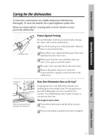 Preview for 21 page of GE Appliances GSD4410 Owner'S Manual