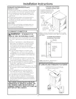 Предварительный просмотр 4 страницы GE Appliances GTDX200EM0WW Installation Instructions Manual